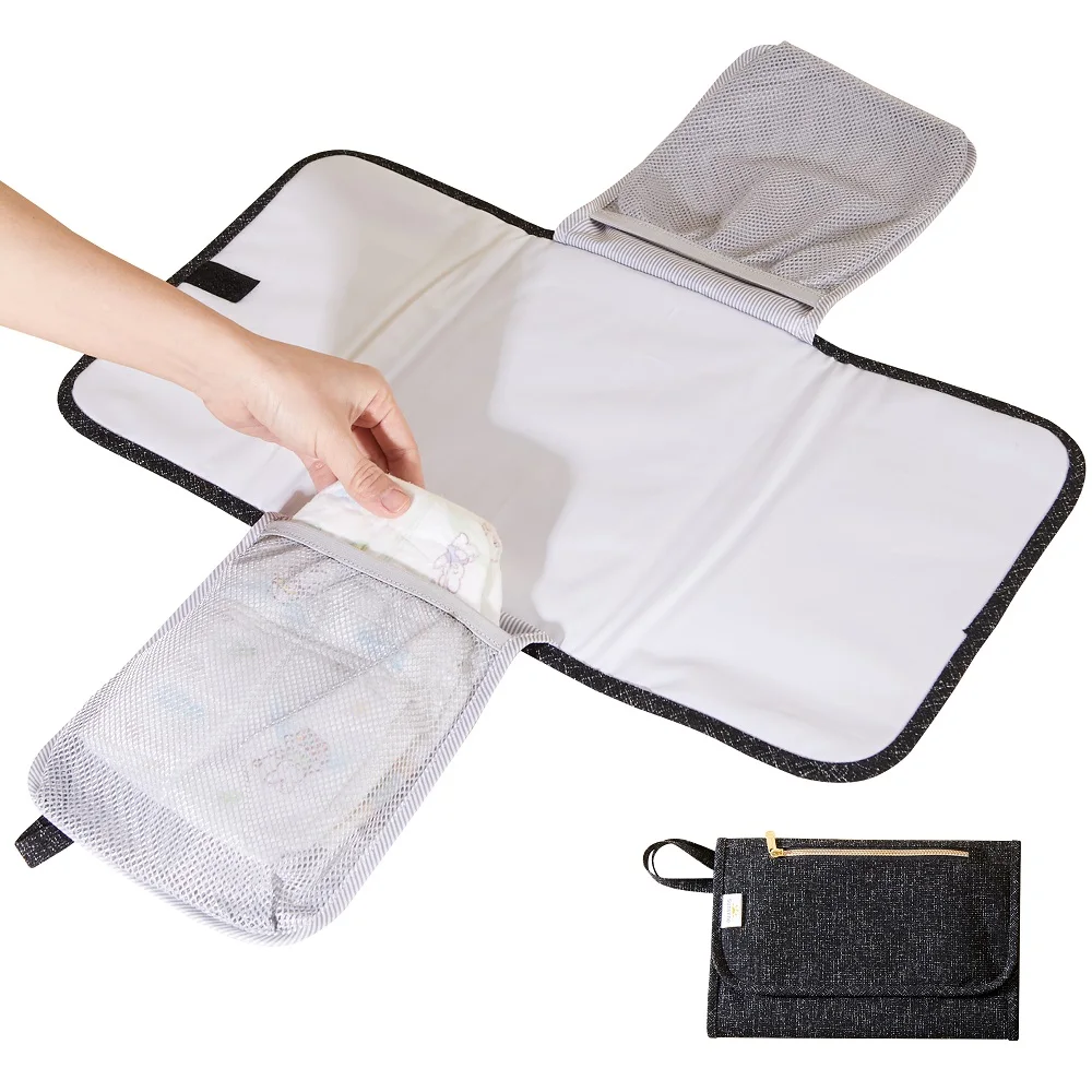 Compartimentos internos organizados de la mochila para pañales Sunveno