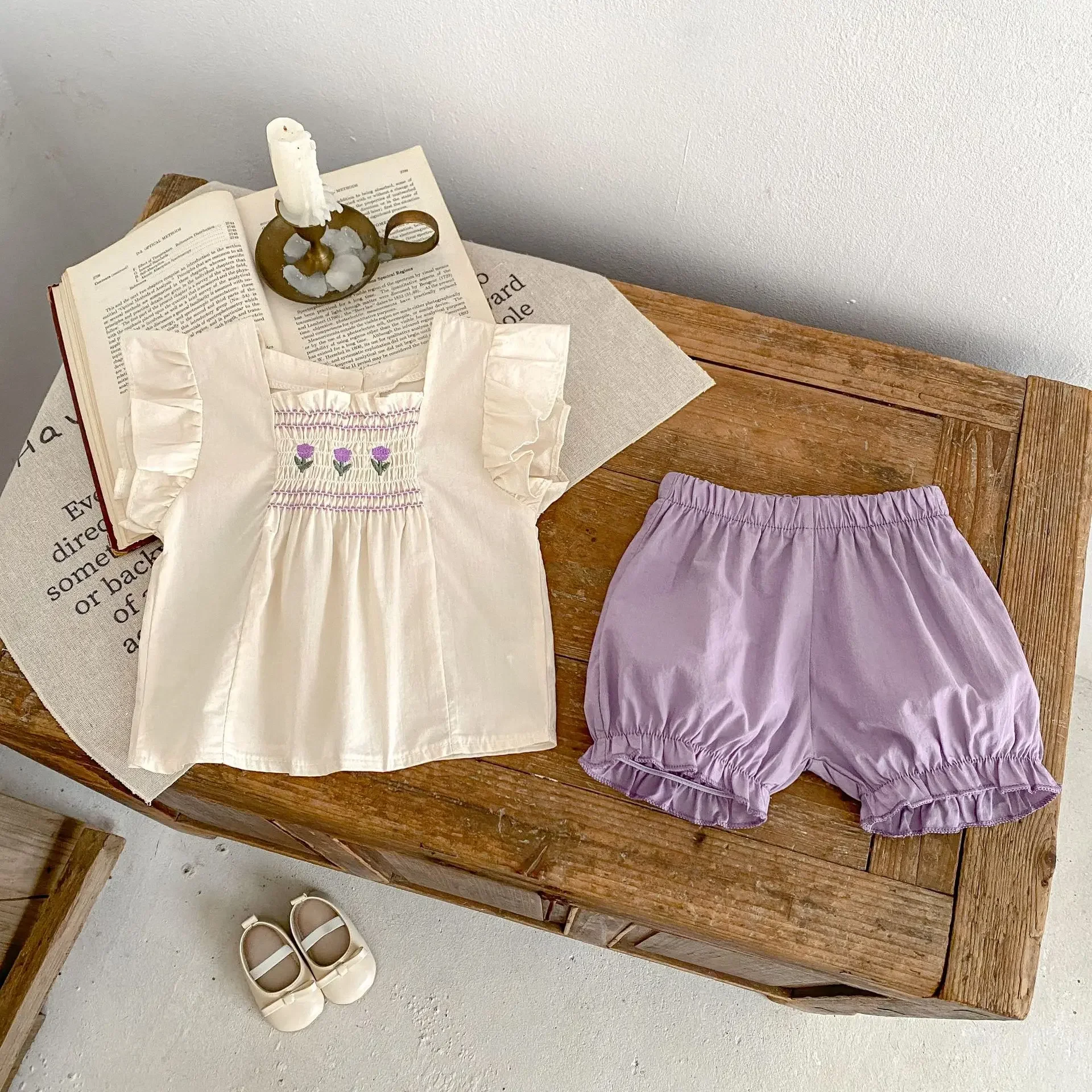 Conjunto MILANCEL para niña 0-3 años: top y short de tul - imagen 3