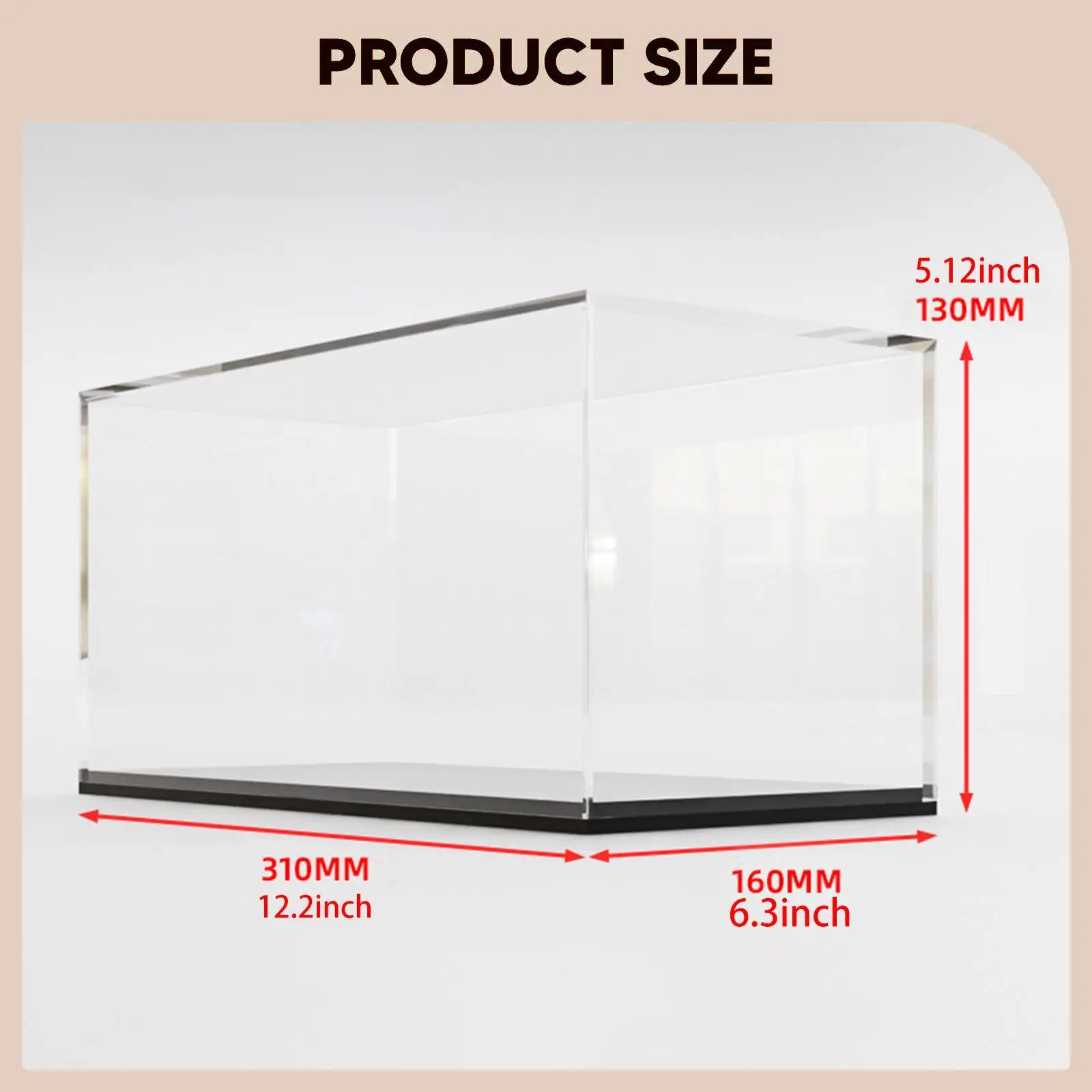 Vitrina de acrílico antipolvo para coches de juguete y miniaturas - imagen 5