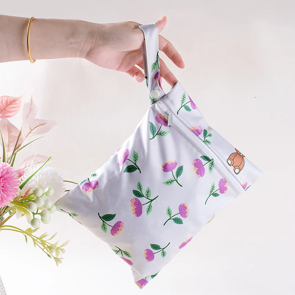 Babyshow bolsa de pañales húmeda y seca reutilizable impermeable - imagen 2