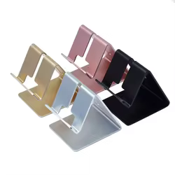 Soporte infantil de metal regulable para tablet y móvil