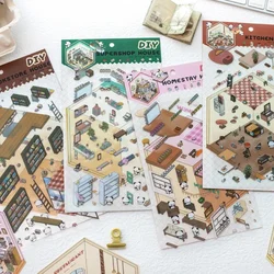 Pegatinas 3D de paisajismo para niños – Regalo Navidad