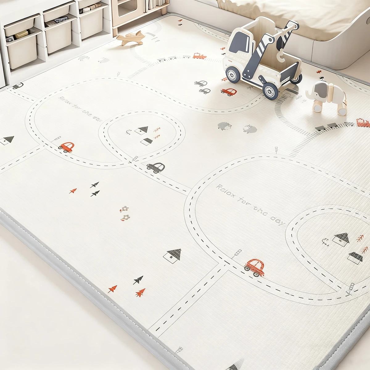 Alfombra de juego gruesa plegable EPE para bebés y niños - imagen 5