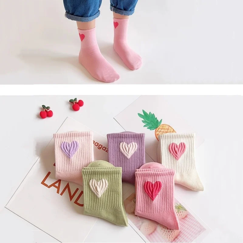 Calcetines infantiles para niñas – Algodón suave primavera y otoño - imagen 5