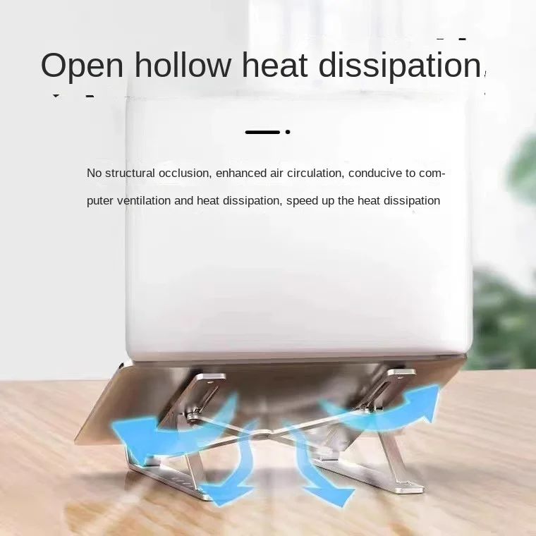 Soporte de portátil de aluminio antideslizante plegable - imagen 3