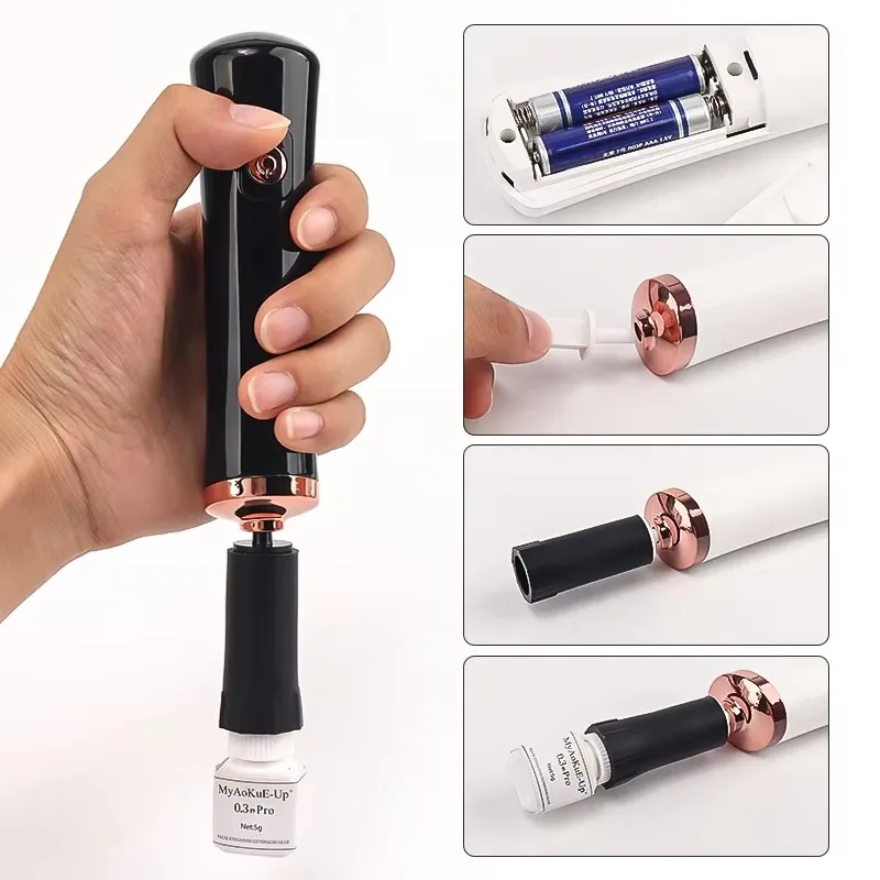 Agitador eléctrico portátil para esmalte de uñas a batería mezclador - imagen 2