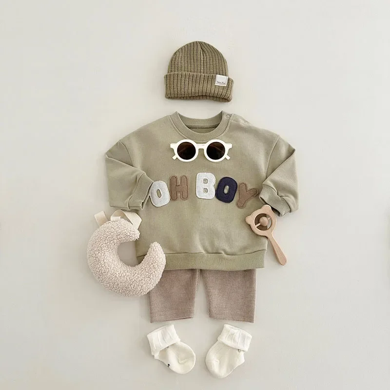 Conjunto infantil 0-3 años con sudadera y medias de dibujos animados - imagen 5