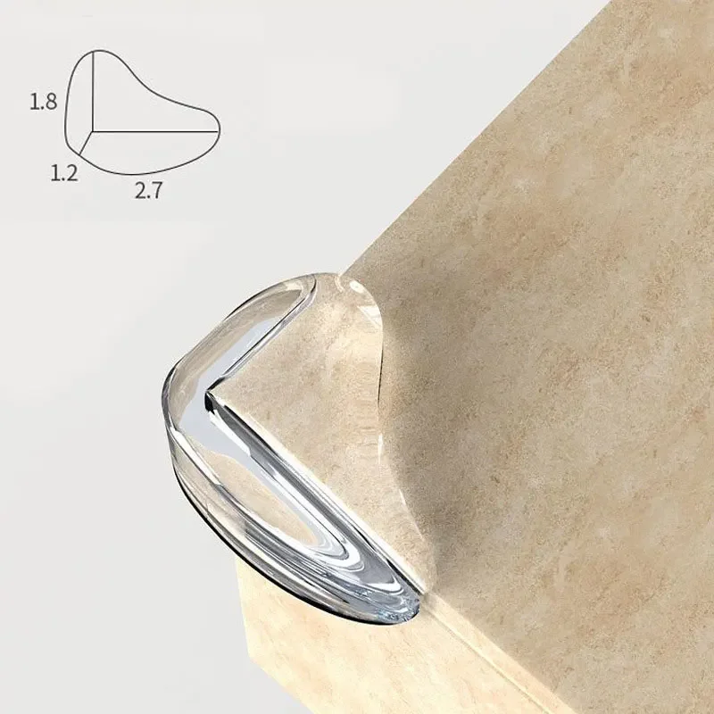 Protector de esquinas silicona transparente bebé