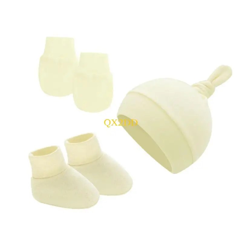 QX2D set de recién nacido para hospital de color liso - imagen 4