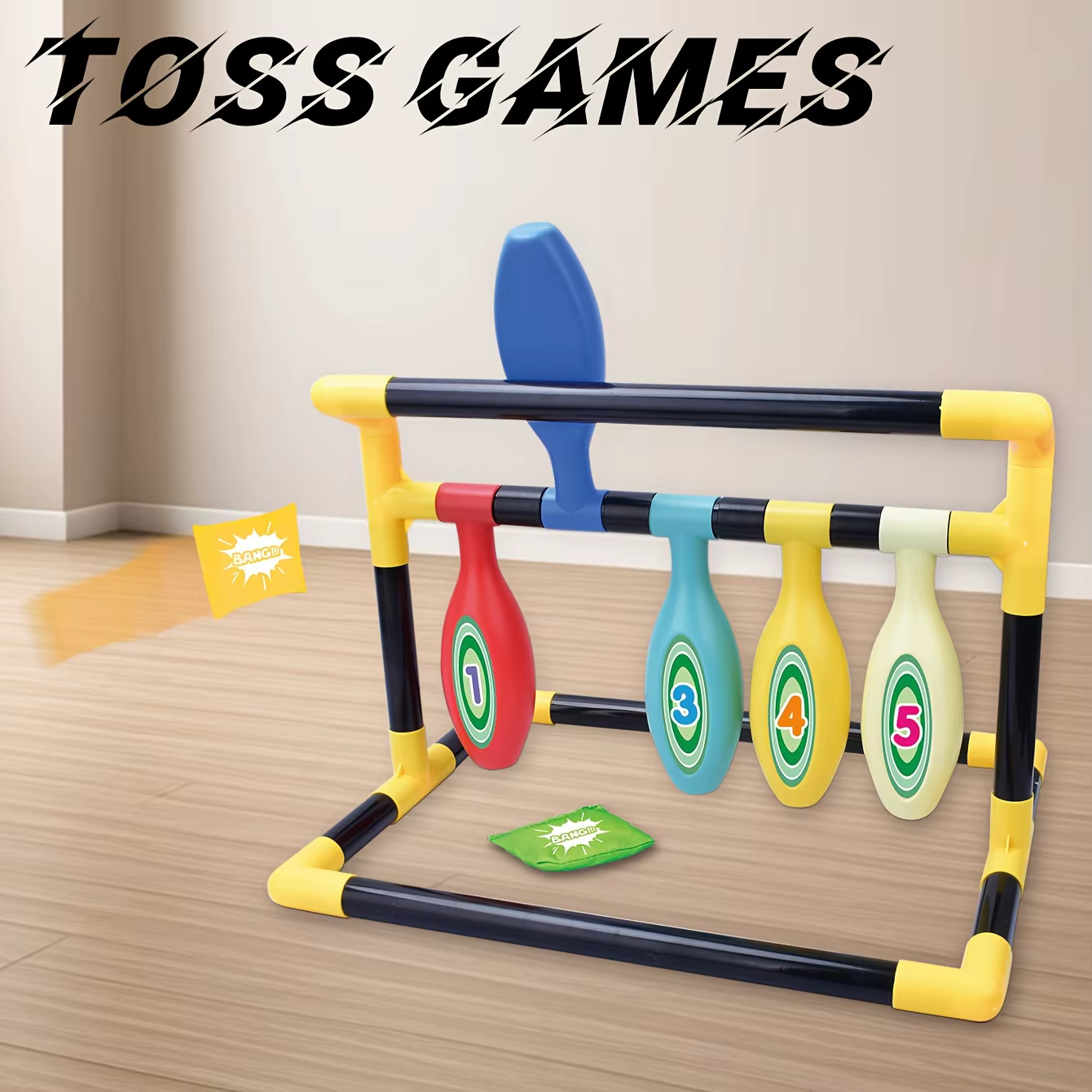Juego de bowling con lanzamiento