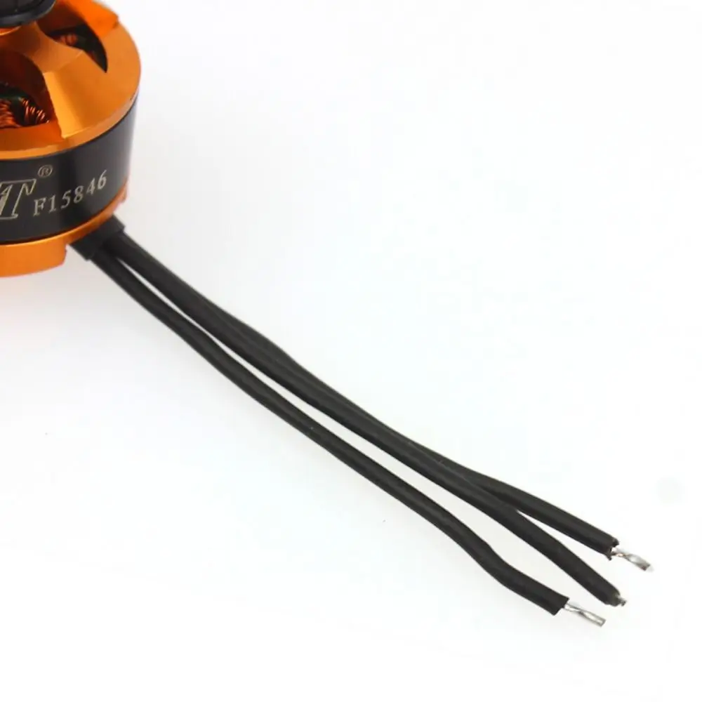 Motor sin escobillas mini para dron FPV de oro y plata - imagen 2