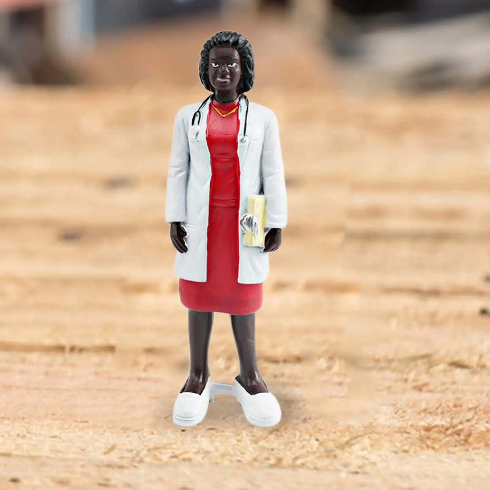 Figurita para micropaisaje de resina realista con mini personas - imagen 5