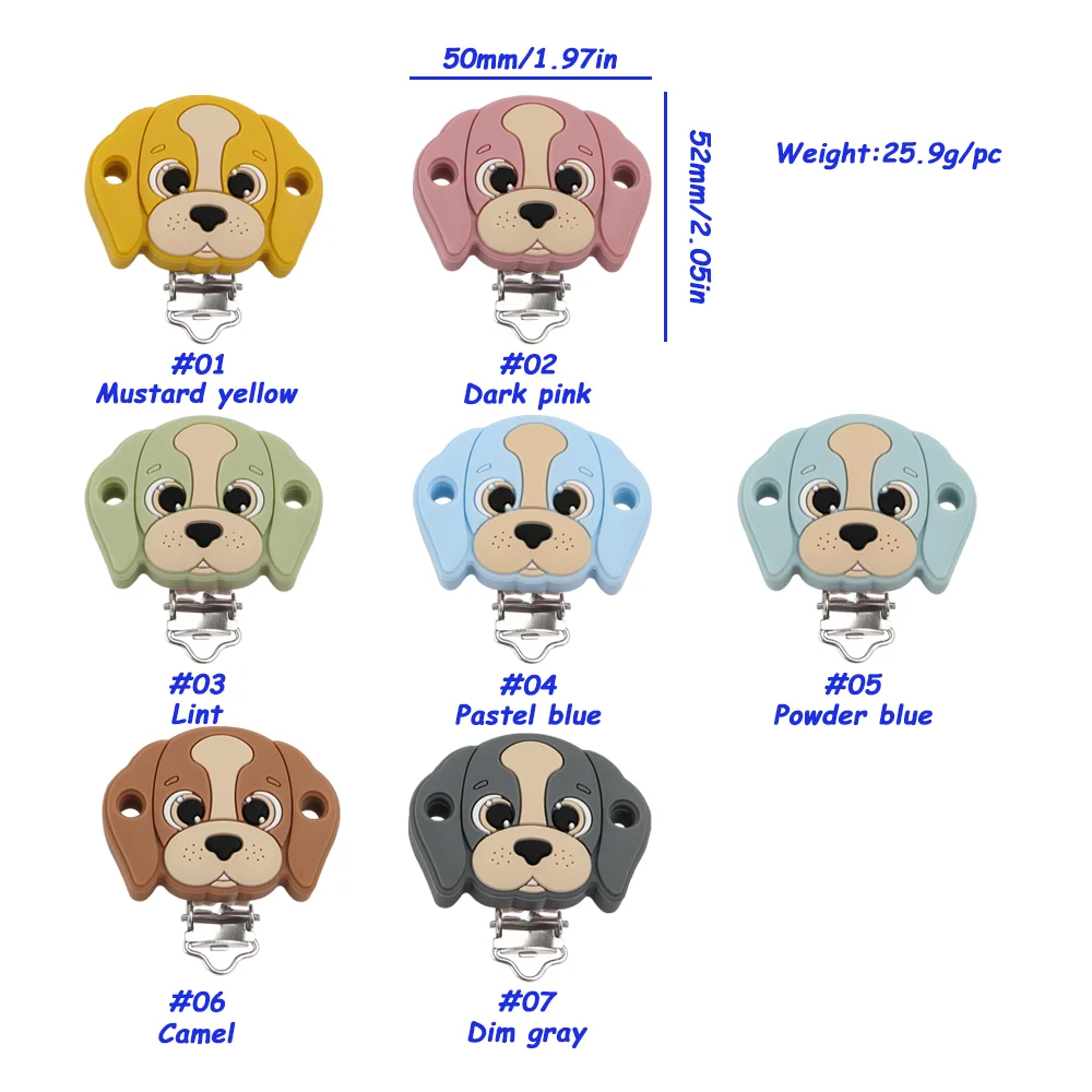 Kovict clips de silicona con animales para accesorios infantiles - imagen 2