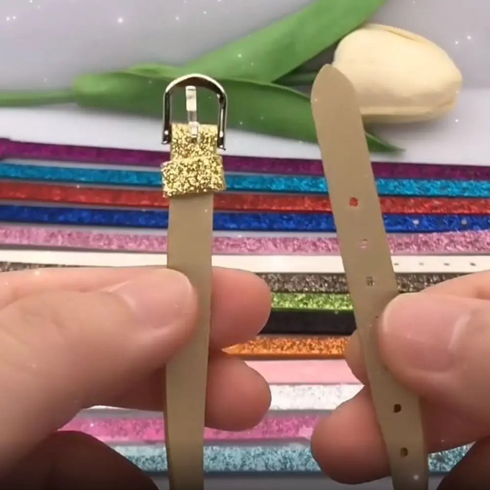 Cinturón para muñeca de algodón en cuero sintético mini - imagen 3