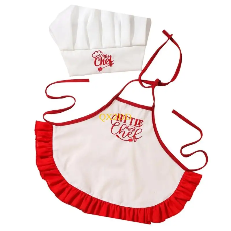 QX2D Disfraz de cocinero para bebé recién nacido con accesorios foto - imagen 3