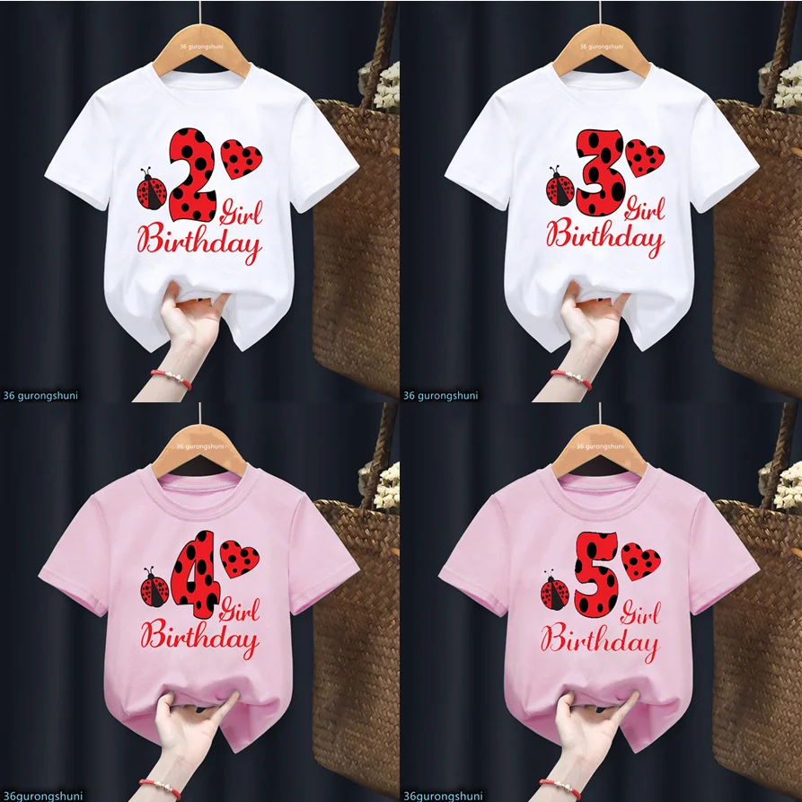 Camiseta personalizada con nombre y mariquita para niño – Manga corta - imagen 4