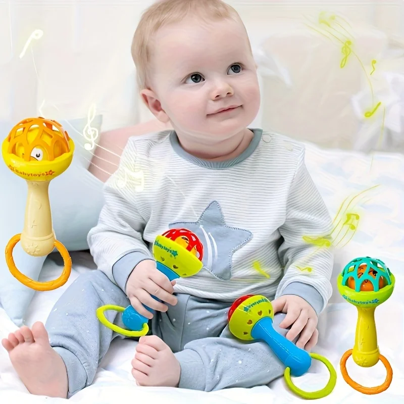 Juguete de agarre sensorial con sonido vibrante para bebés - imagen 5