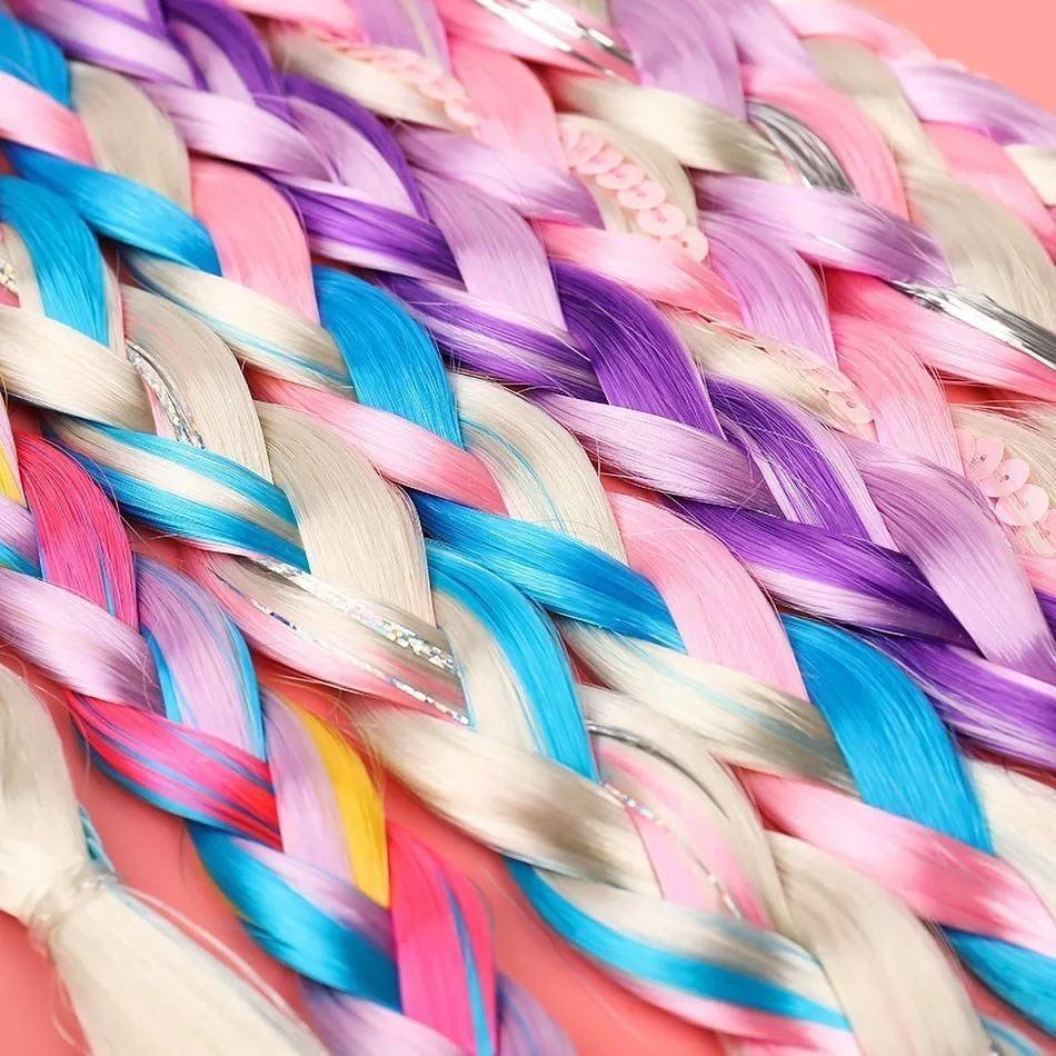 Lazo unicornio para niñas – Accesorios de pelo arcoíris - imagen 5