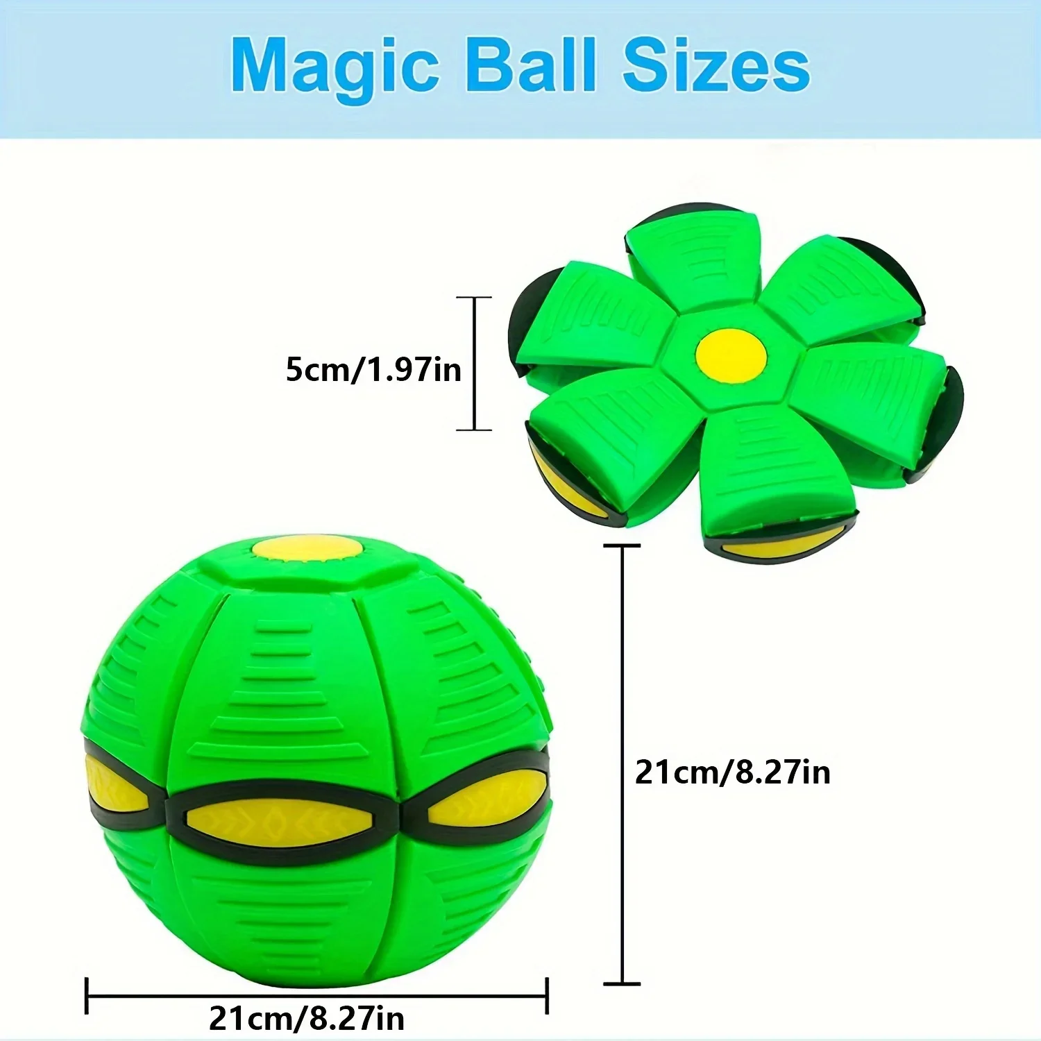 Pelota rebotante con disco volador – Juguete resistente para bebé - imagen 4