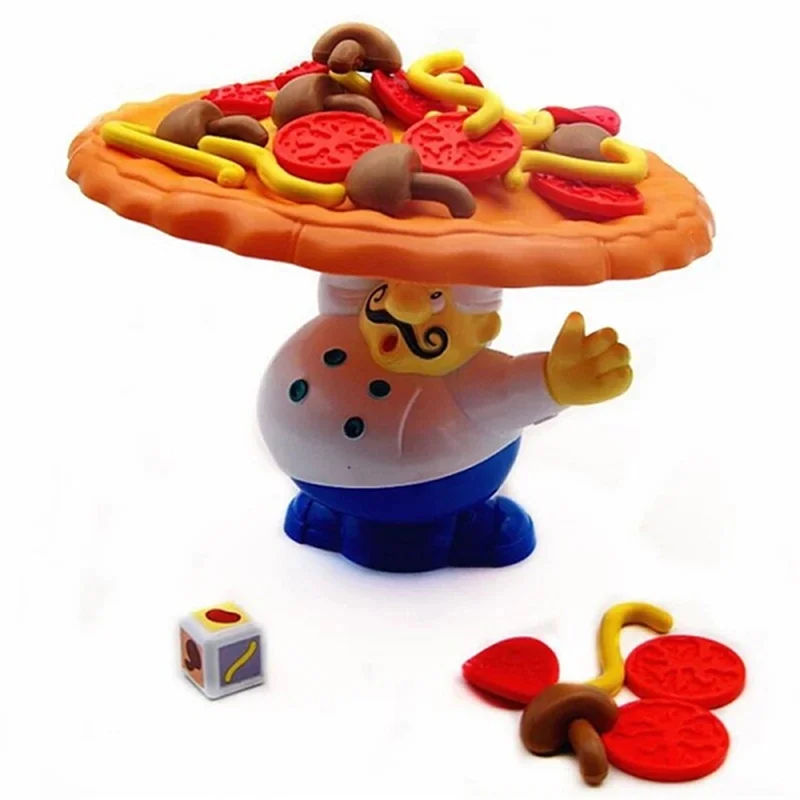 Juego de mesa de equilibrio Pizza para niños en familia divertido - imagen 2