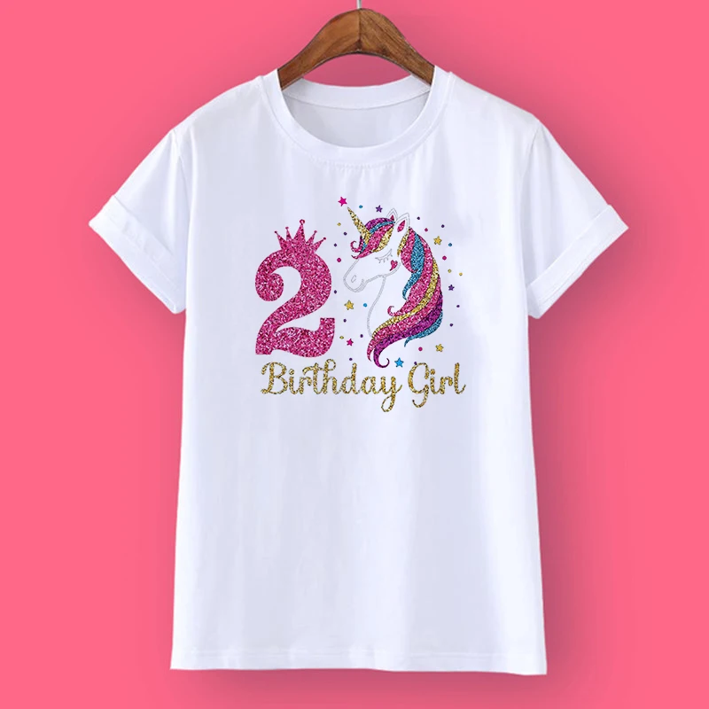 Camiseta unicornio niña – Diseño alegre para cumpleaños y fiesta - imagen 5