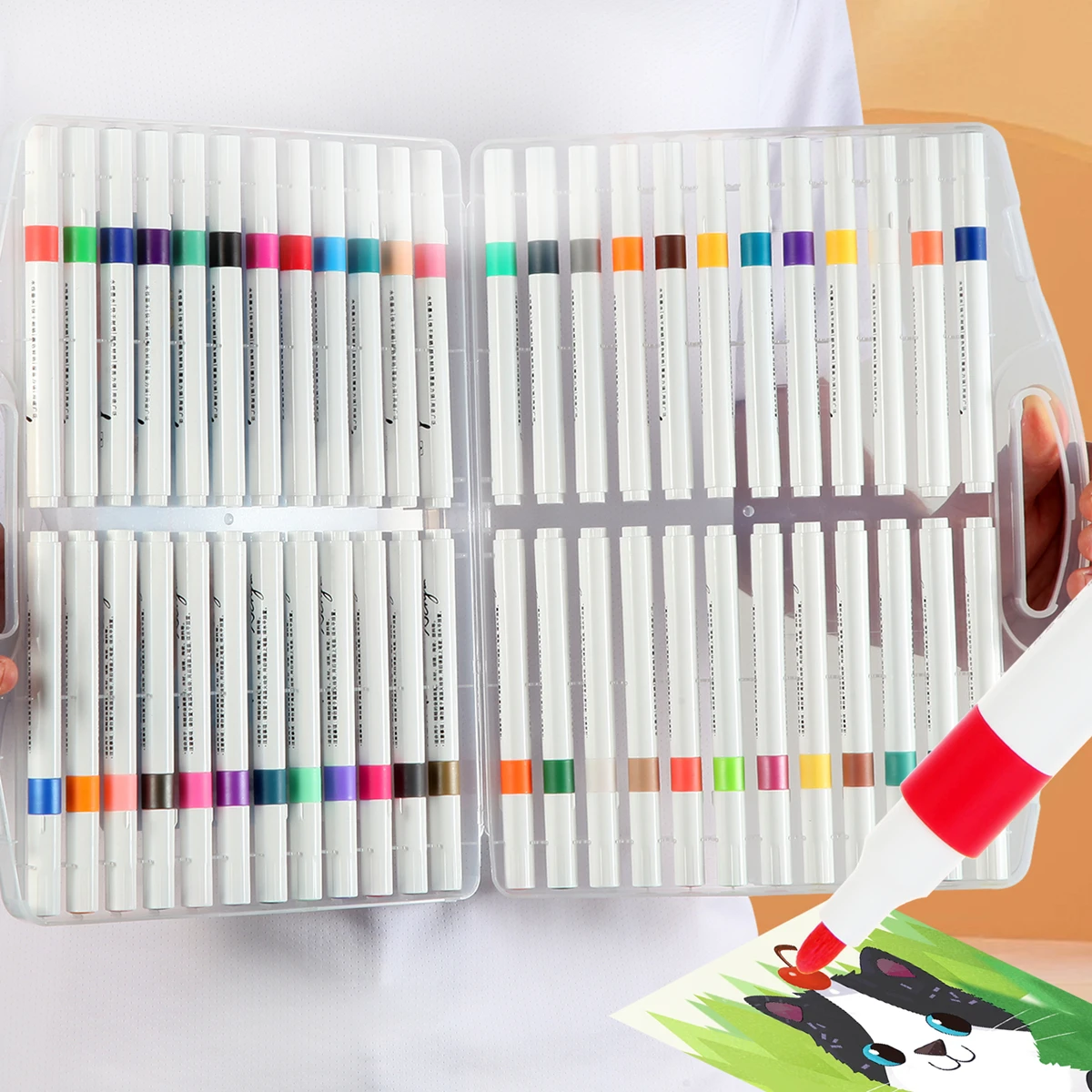 Marcadores acrílicos para niños - Set artístico multi-superficie - imagen 4