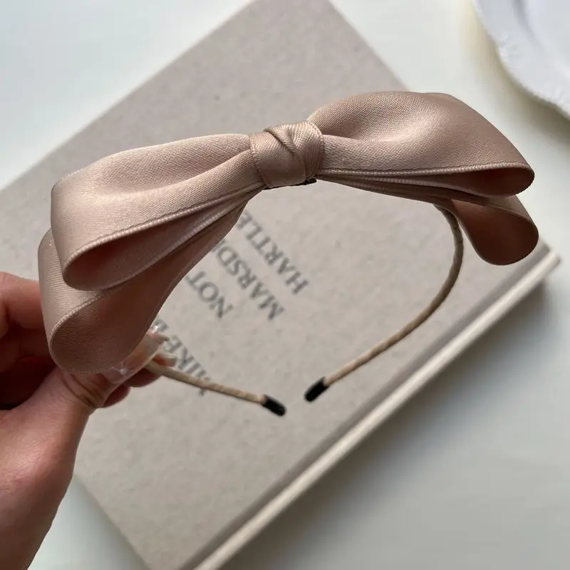 Diadema doble capa de tela para niñas, accesorios cabello premium - imagen 4