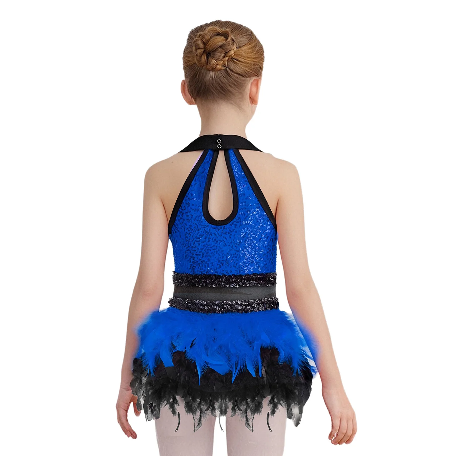 Vestido de patinaje artístico con lentejuelas para chicas adolescentes - imagen 2