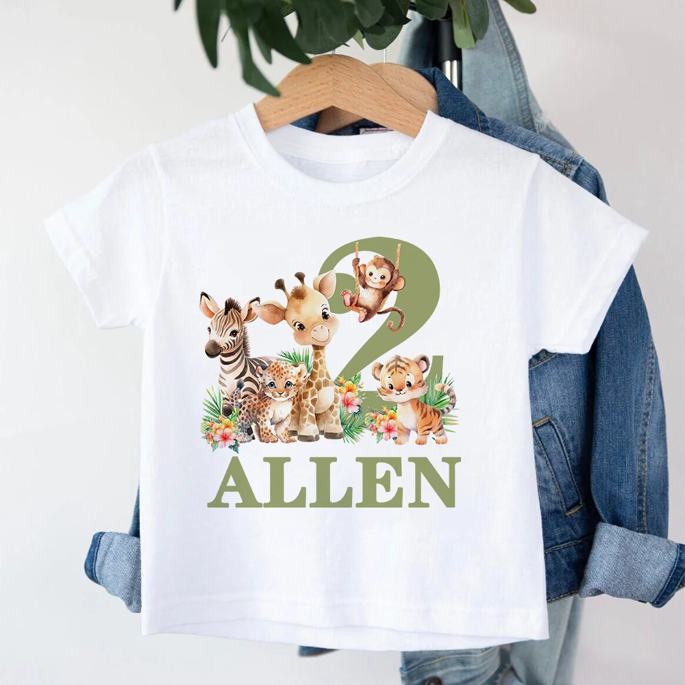 Camiseta personalizada de cumpleaños con nombre para niño - imagen 4