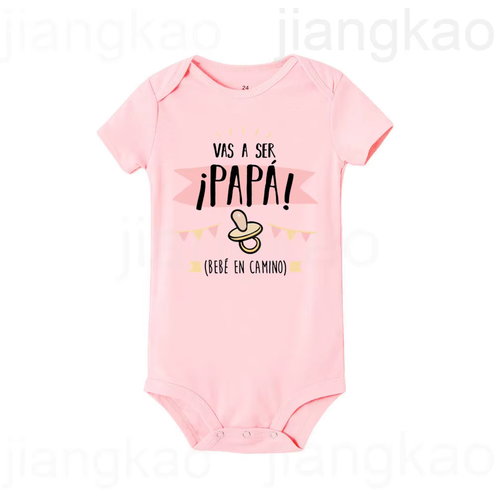 Body con estampado para bebé recién nacido – Algodón suave lavable - imagen 2