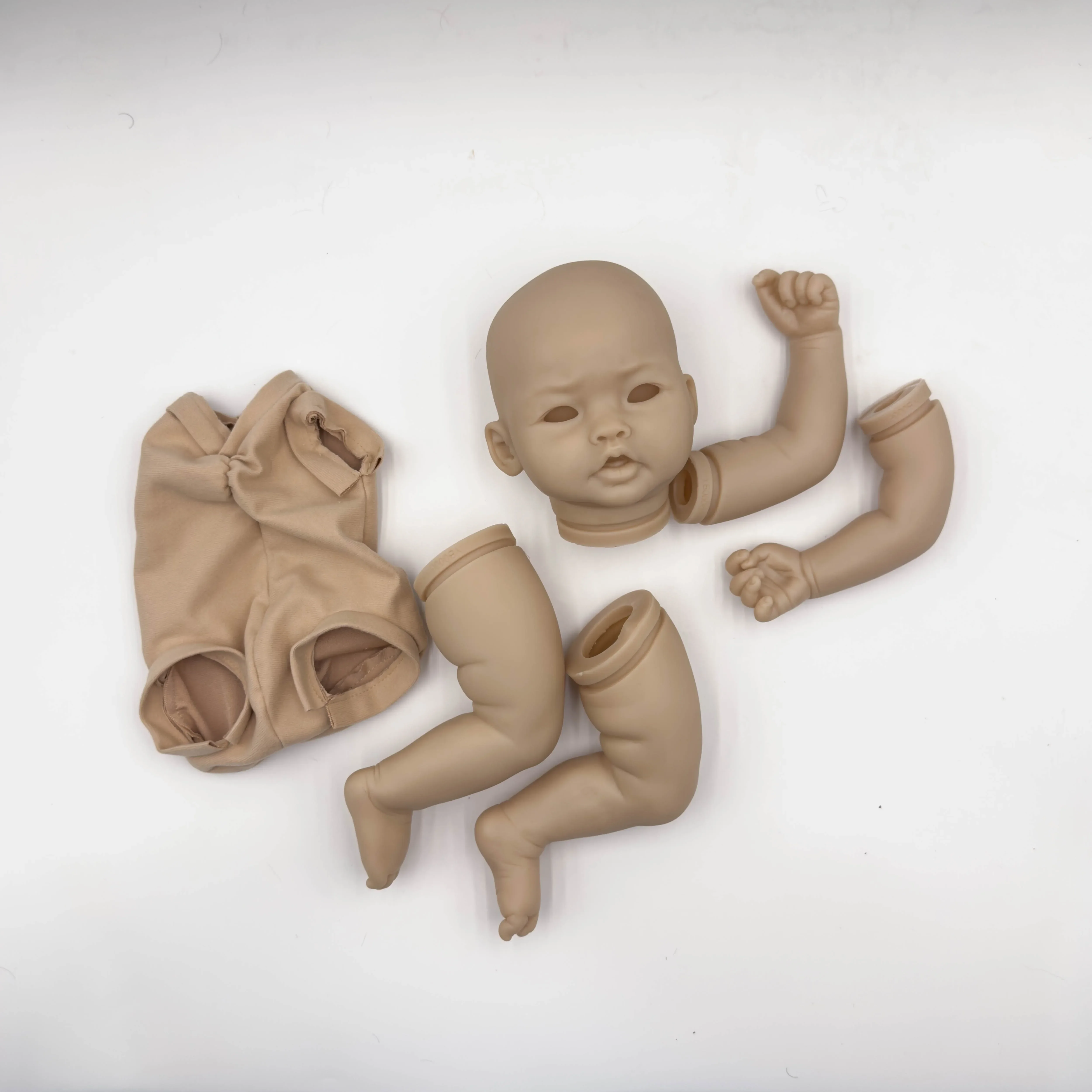 Kit de muneco reborn realista sin pintar de 20 pulgadas - a mano - imagen 4