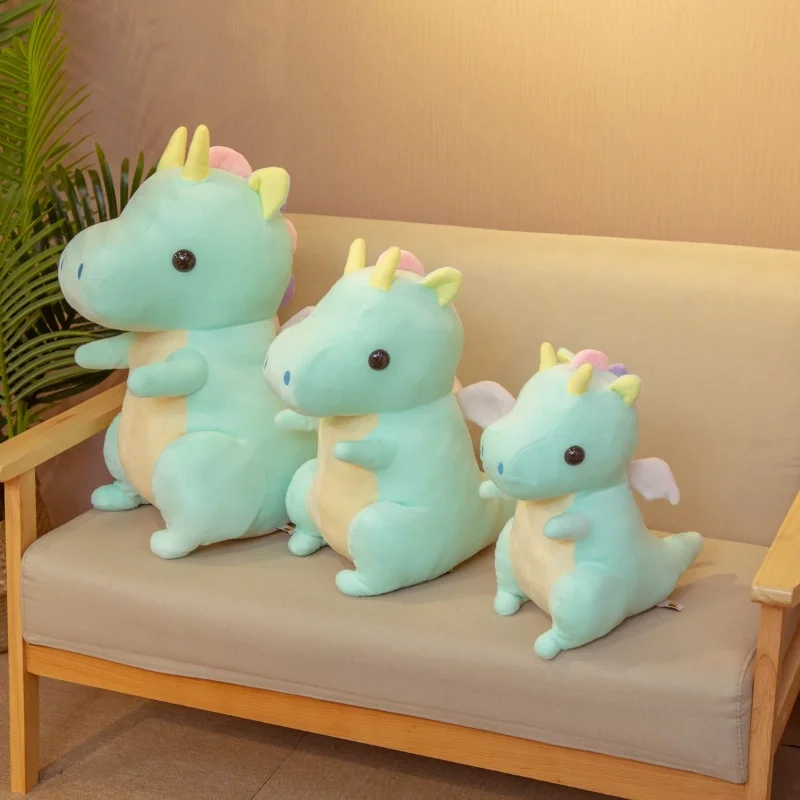 Peluche dinosaurio suave de dibujos animados para regalo infantil