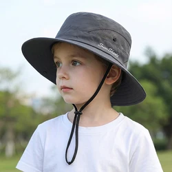 Gorro tipo panamá con protección solar y agujero para coleta
