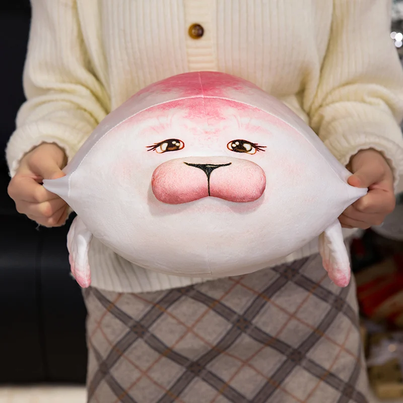 Peluche pez globo almohada suave redonda para niños - imagen 3