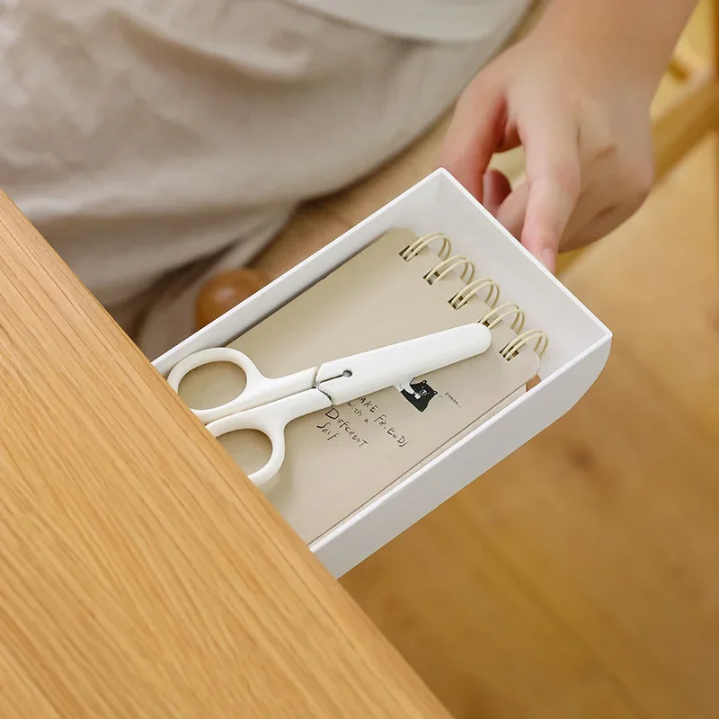Cajón adhesivo de plástico escritorio moderno – Organizador papelería - imagen 4