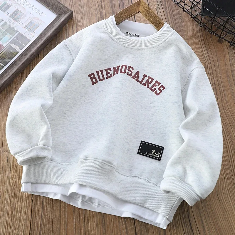 Vista del jersey infantil de manga larga