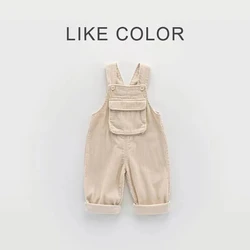 Mono de pana sin mangas comodo infantil estilo Retro versatil