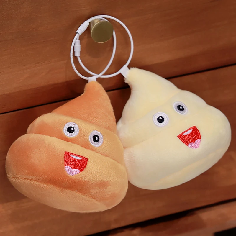 Llavero Poo de peluche kawaii para mochila - imagen 4