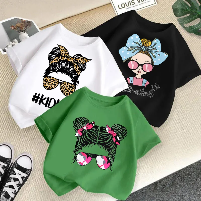 Camiseta infantil algodón manga corta para verano - imagen 2