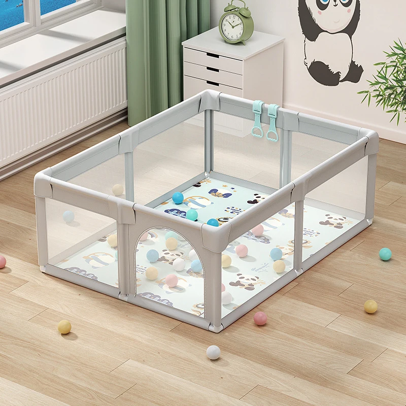 Parque infantil para bebés de interior con seguridad acolchada - imagen 2