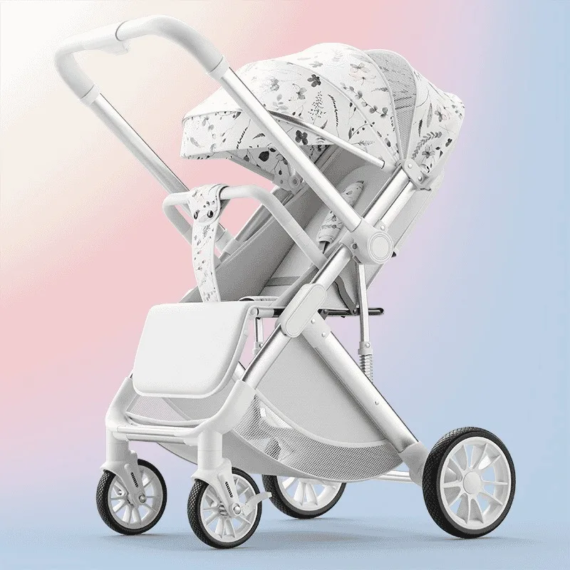 Cochecito bebé plegable ligero bidireccional asiento reclinable - imagen 5