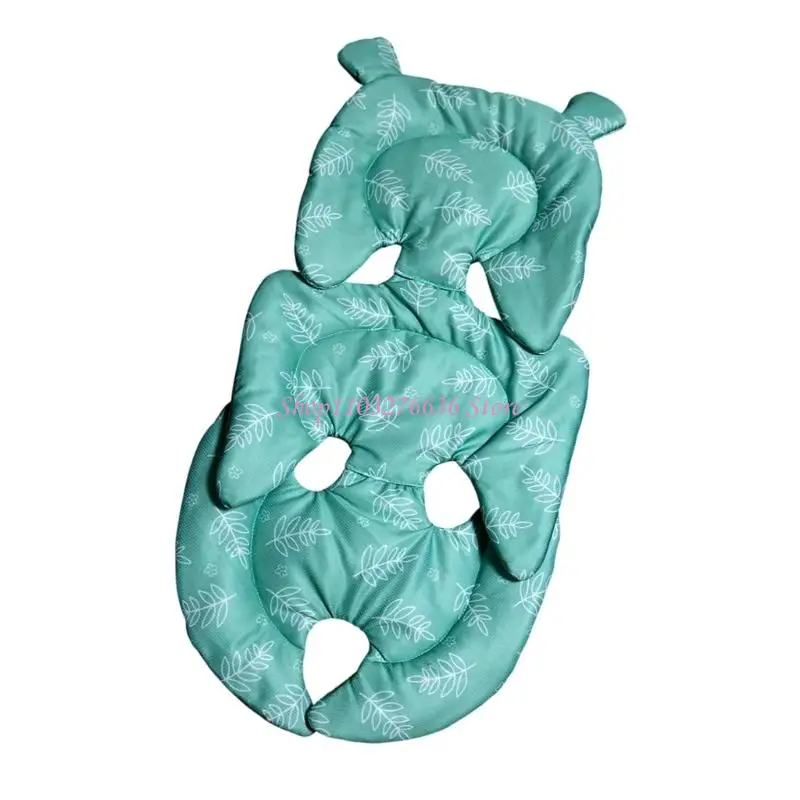 Almohadilla reversible para cochecito de algodón, asiento cómodo - imagen 3