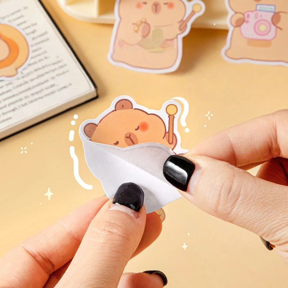 Pegatinas de capibara para manualidades y scrapbooking infantil - imagen 3