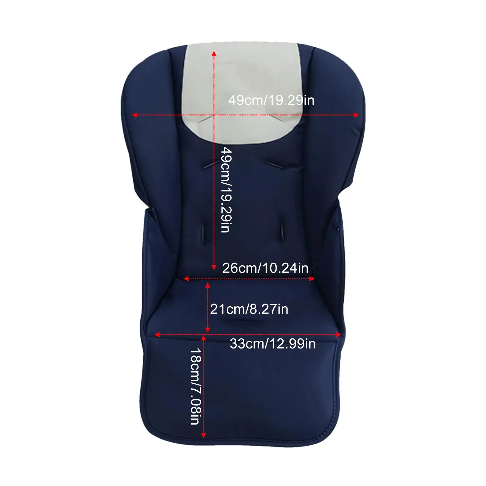 Fundas protectoras para sillas altas con acolchado de cuero PU