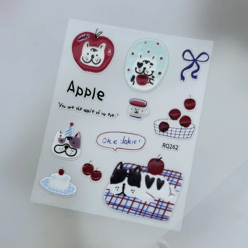 Stickers 3D autoadhesivos Jelly Cat para álbumes de recortes - imagen 4