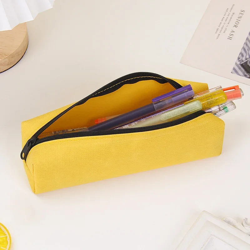 Portatodo para lápices grande liso con cremallera minimalista - imagen 3