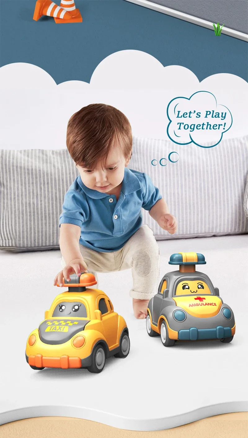 Coche Taxi de juguete para niños