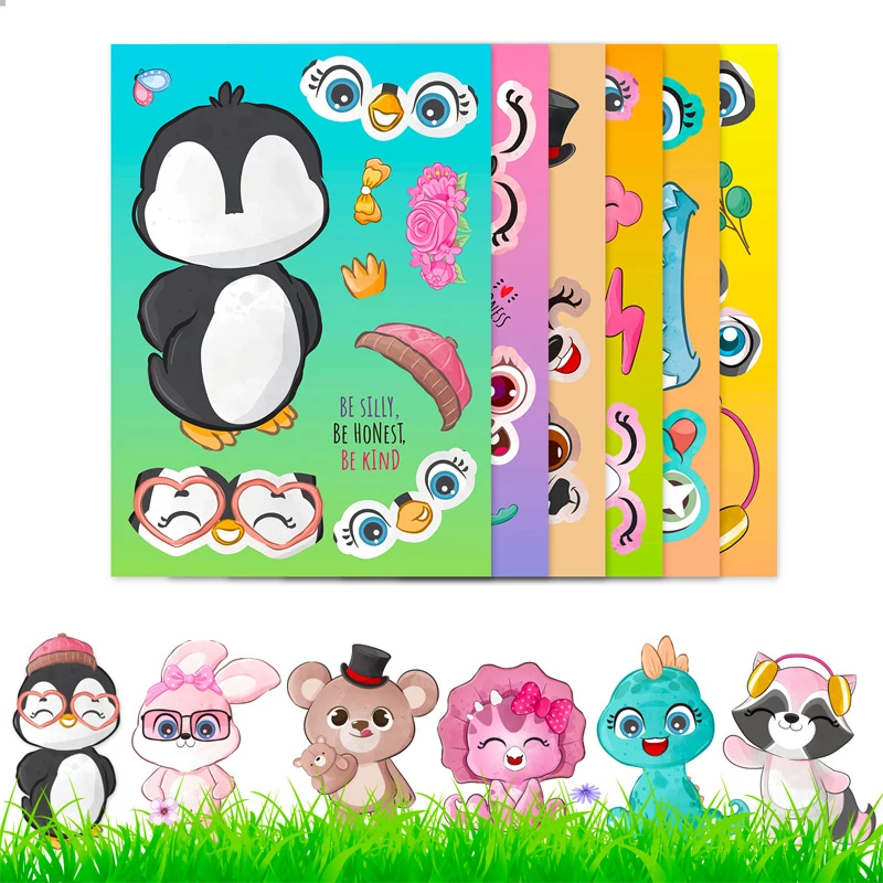 Pegatinas de animales para niños – Decoración artesanal para fiestas - imagen 2