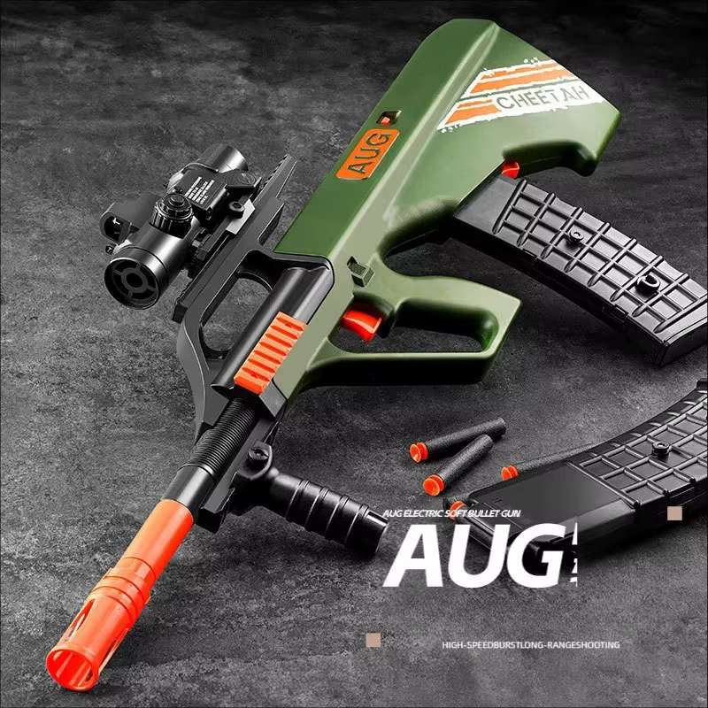 Pistola de juguete AUG eléctrica con disparo continuo para niños - imagen 4