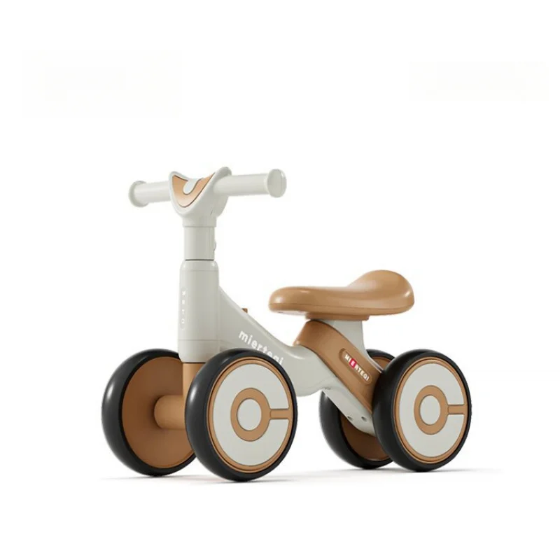 Bicicleta de equilibrio con antivuelco para niños pequeños
